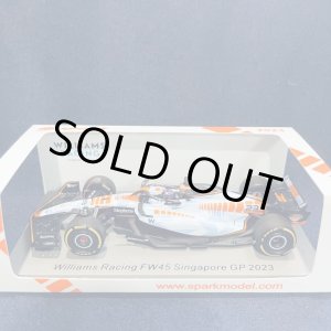 画像: 新品正規入荷品●SPARK1/43 WILLIAMS FW45 SINGAPOLE GP 2023 (A.アルボン）#23