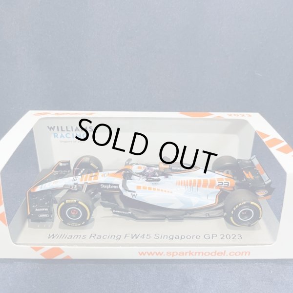 画像1: 新品正規入荷品●SPARK1/43 WILLIAMS FW45 SINGAPOLE GP 2023 (A.アルボン）#23