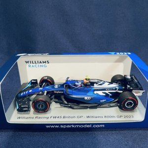 画像: 新品正規入荷品●SPARK1/43 WILLIAMS FW45 BRITISH GP WILLIAMS 800thGP 2023 (L.サージェント）#2