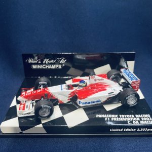 画像: セカンドハンド品●PMA1/43 PANASONIC TOYOTA PRESENTATION 2003 (C.DA MATTA）#21