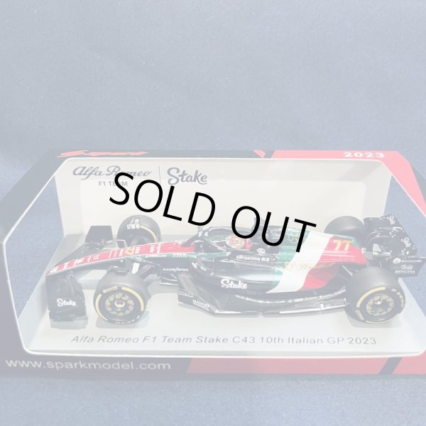 画像1: 新品正規入荷品●SPARK1/43 ALFA ROMEO STAKE C43 10th ITALIAN GP 2023 (V.ボッタス）#77