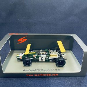 画像: 新品正規入荷品●SPARK1/43 BRABHAM BT26 CANADA GP 1968 (J.RINDT) #6