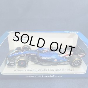 画像: 新品正規入荷品●SPARK1/43 WILLIAMS FW45 10th USA GP 2023 (L.サージェント）#2