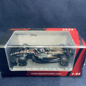 画像: 新品正規入荷品●SPARK 1/64 ALFA ROMEO STAKE C43 LAS VEGAS GP 2023 （V.ボッタス）#77 