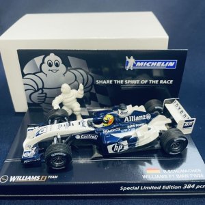 画像: セカンドハンド品●ミシュラン別注●PMA1/43 WILLIAMS BMW FW26 (R.シューマッハ）#4