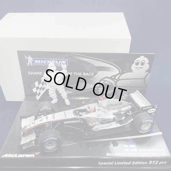 画像1: セカンドハンド品●ミシュラン別注●PMA1/43 McLAREN MERCEDES MP4-20 （K.ライコネン）#9