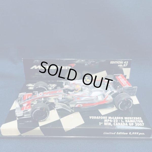 画像1: セカンドハンド品●PMA1/43 McLAREN MERCEDES MP4-22 1st WIN CANADA GP 2007 (L.ハミルトン）#2