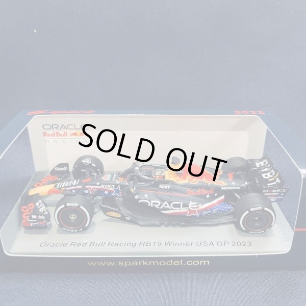 画像1: 新品正規入荷品●SPARK1/43 RED BULL RB19 WINNER USA GP 2023 (M.フェルスタッペン）#1