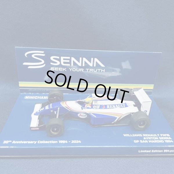 画像1: 新品正規入荷品●PMA1/43 WILLIAMS RENAULT FW16 SAN MARINO GP 1994 (A.セナ）#2