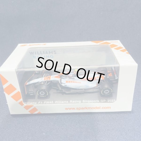 画像1: 新品正規入荷品●SPARK1/64 WILLIAMS FW45 SINGAPOLE GP 2023 (L.サージェント）#2