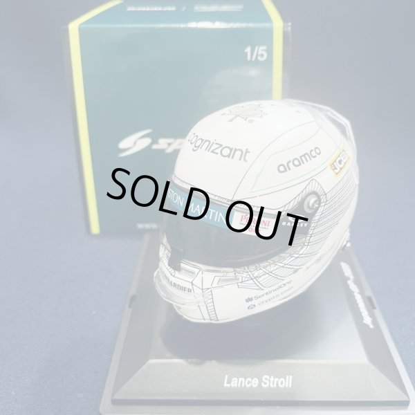 画像1: 新品正規入荷品●SPARK1/5 ASTON MARTIN JAPANESE GP 2023 L.ストロール ミニヘルメット