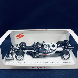 画像: セカンドハンド品●KIDBOX別注●SPARK1/43 SCUDERIA ALPHA TAURI HONDA AT02 US GP 2021 (角田裕毅）#22