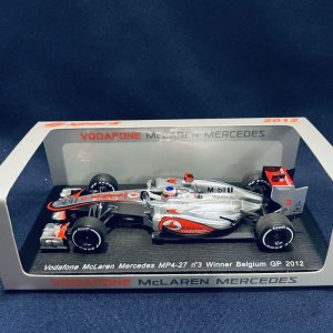 画像: セカンドハンド品●SPARK1/43 VODAFONE McLAREN MERCEDES MP4-27 WINNER BELGIUM GP 2012 (J.バトン） #3