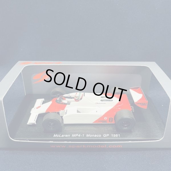 画像1: セカンドハンド品●SPARK1/43 McLAREN MP4-1 MONACO GP 1981 (A.チェザリス）#8