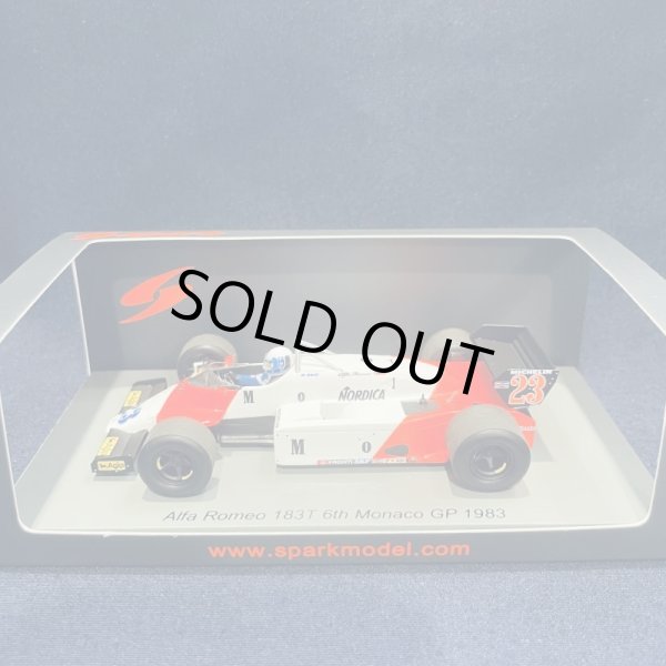 画像1: 新品正規入荷品●SPARK1/43 ALFA ROMEO 183T 6th MONACO GP 1983 (M.BALDI) #23