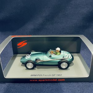 画像: 新品正規入荷品●SPARK1/43 BRM P25 FRENCH GP 1957 (H.M.FRASER) #28