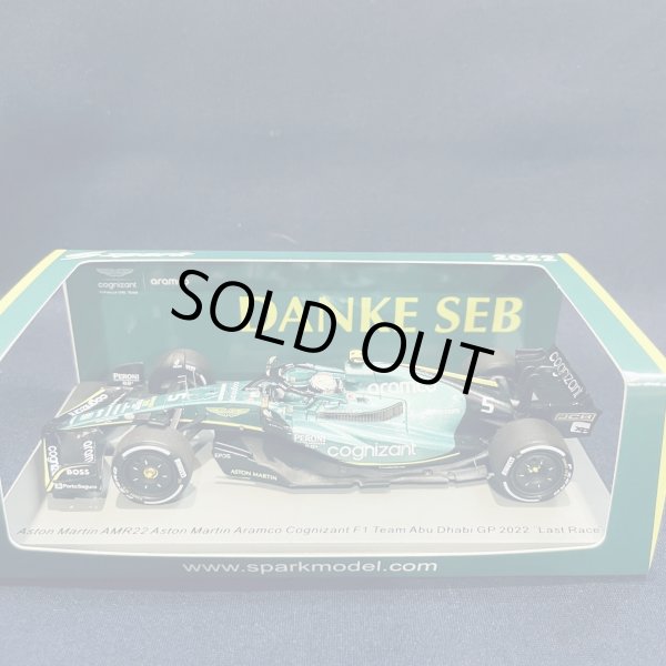 画像1: セカンドハンド品●SPARK1/43 ASTON MARTIN AMR22 F1 LAST RACE ABU DHABI GP 2022 (S.ベッテル）#5