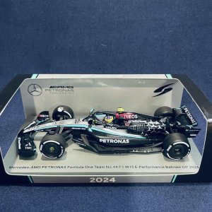 画像: 新品正規入荷品●SPARK1/43 MERCEDS AMG PETRONAS W15 BAHRAIN GP 2024 (L.ハミルトン）#44