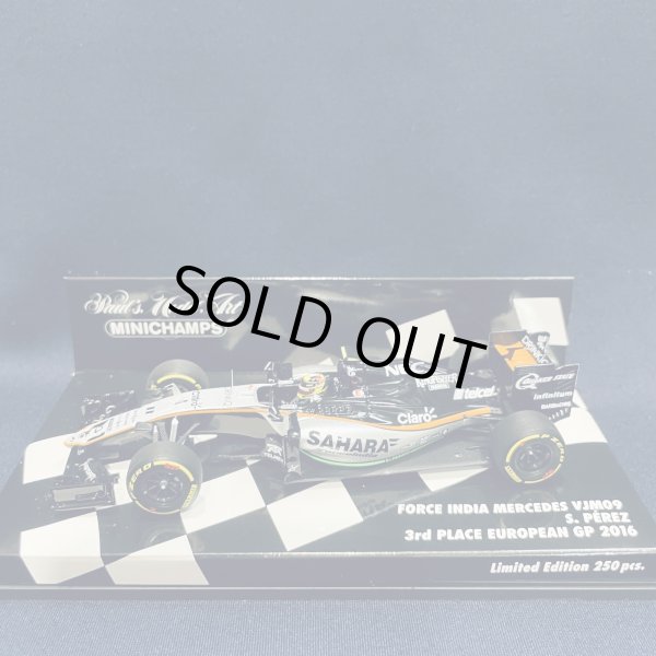 画像1: セカンドハンド品●PMA1/43 FORCE INDIA MERCEDES VJM09 3rd EUROPEAN GP 2016 (S.ペレス）#11