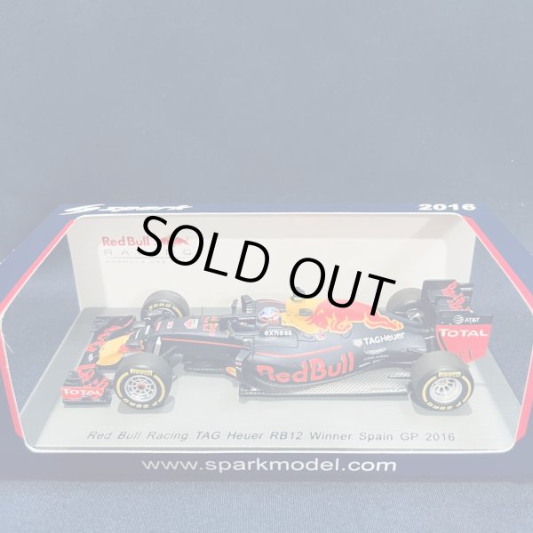 画像1: セカンドハンド品●SPARK 1/43 RED BULL TAG HEUER RB12  F1 1st WIN SPAIN GP 216 (M.フェルスタッペン）#33