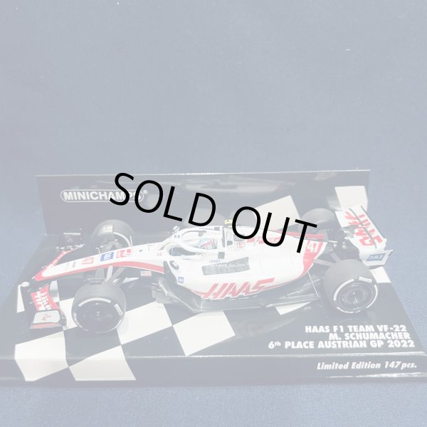 画像1: 新品正規入荷品●PMA1/43 HAAS F1 TEAM VF-22 6th PLACE AUSTRIAN GP 2022 (M.シューマッハ）#47