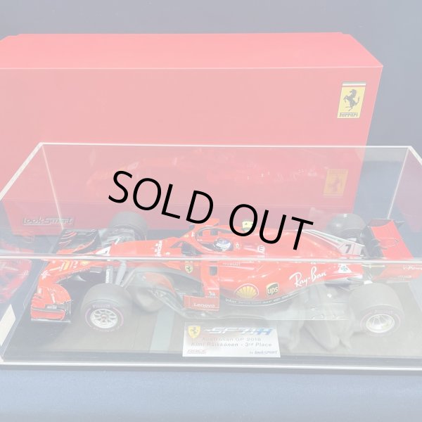 画像1: セカンドハンド品●LOOKSMART 1/18 FERRARI SF71-H 3rd PLACE AUSTRALIAN GP 2018 (K.ライコネン）#7