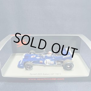 画像: 新品正規入荷品●SPARK1/43 TYRRELL 003 ITALIAN GP 1971 (J.STEWART) #30