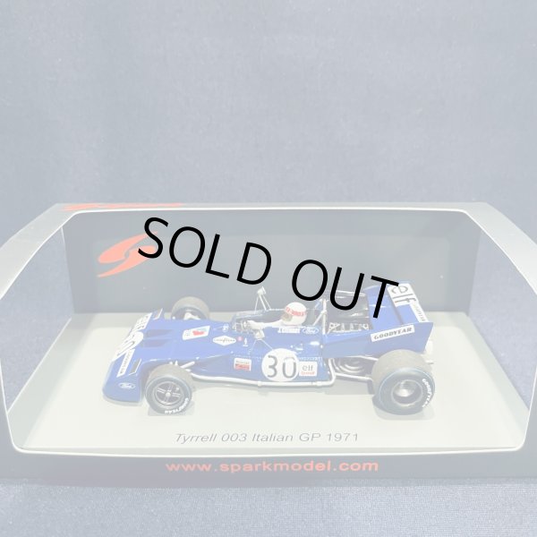 画像1: 新品正規入荷品●SPARK1/43 TYRRELL 003 ITALIAN GP 1971 (J.STEWART) #30