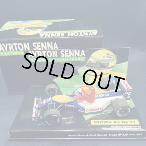 画像: セカンドハンド品●PMA1/43 WILLIAMS RENAULT FW14 ライドオンセナ (N.マンセル）1991 #5