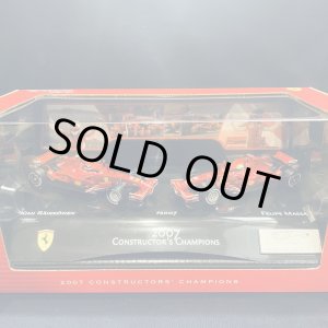 画像: セカンドハンド品●マテル 1/43 FERRARI F2007 CONSTRUCTORS CHAMPION SET (K.ライコネン・F.マッサ）