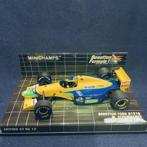 画像: セカンドハンド品●PMA1/43 BENETTON FORD B191B EARLY SEASON 1992 (M.シューマッハ）