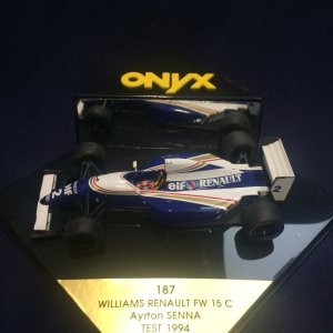 画像: セカンドハンド品●ONYX1/43 WILLIAMS RENAULT FW15C  TEST 1994  (A.セナ）