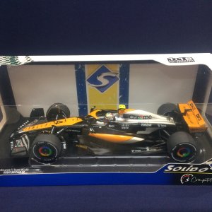 画像: 新品正規入荷品●SOLIDO 1/18 McLAREN MCL60 GREAT BRITAIN GP （L.ノリス）#4