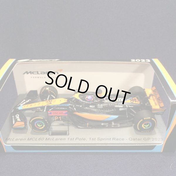 画像1: 新品正規入荷品●SPARK1/43 McLAREN MCL60 1st POLE 1st SPRINT RACE QUTAR GP 2023 (O.ピアストリ）#81