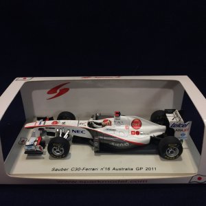 画像: セカンドハンド品●SPARK 1/43 SAUBER FERRARI C30 AUSTRALIA GP 2011 （小林可夢偉）#16