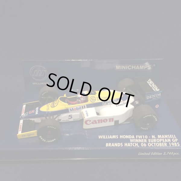 画像1: セカンドハンド品●PMA1/43 WILLIAMS HONDA FW10 WINNER EUROPEAN GP 1985 (N.マンセル）#5