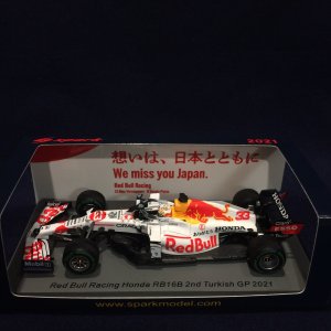 画像: セカンドハンド品●SPARK 1/43 RED BULL HONDA RB16B 2nd TURKISH GP 2021 (M.フェルスタッペン）#33