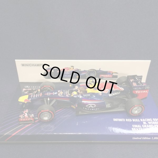 画像1: セカンドハンド品●PMA 1/43 RED BULL RB9 FINAL GP BRAZILIAN GP 2013 (M.ウエーバー）#2