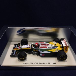 画像: セカンドハンド品●SPARK 1/43 LOTUS 109 BELGIUM GP 1994 (J.ハーバート）#12