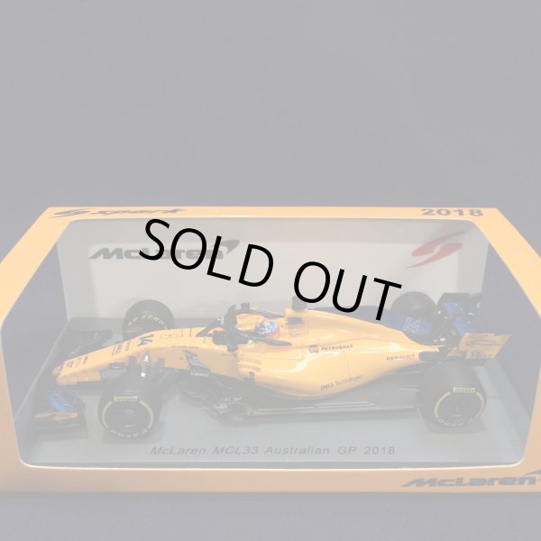 画像1: セカンドハンド品●SPARK1/43 McLAREN MCL33 AUSTRALIAN GP 2018 （F.アロンソ）#14