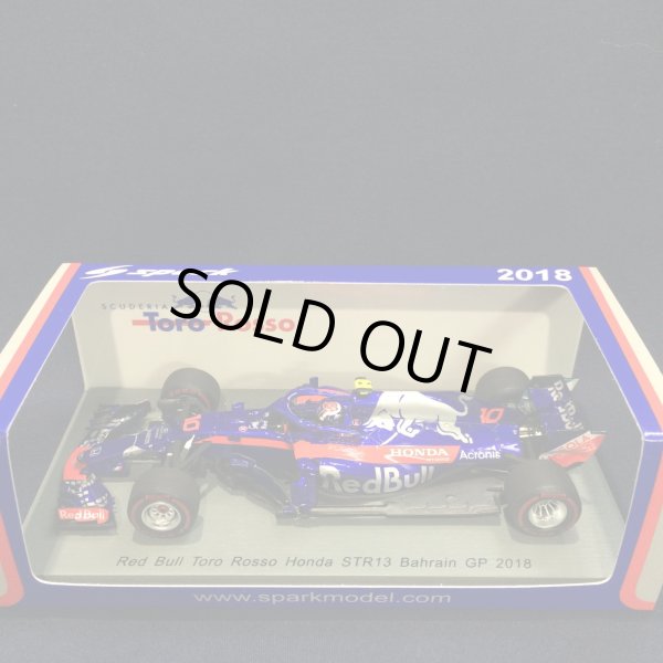 画像1: セカンドハンド品●SPARK1/43 TORO ROSSO HONDA STR13 BAHRAIN GP 2018 （P.ガスリー）#10