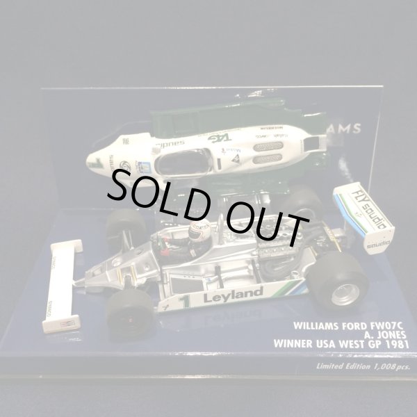 画像1: セカンドハンド品●PMA1/43 WILLIAMS FW07C WINNER USA WEST GP (A.JOHES) 1981 #1