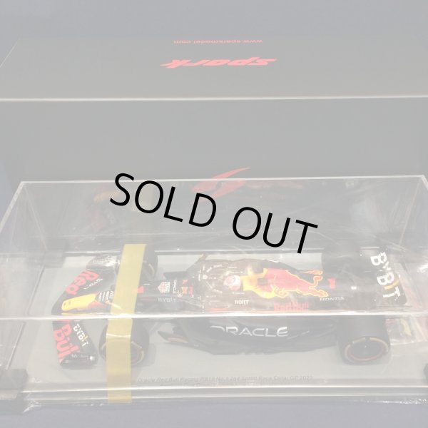 画像1: 新品正規入荷品●SPARK1/18 RED BULL HONDA RB19 QATAR GP 2023 2nd SPRINT RACE DRIVERS CHAMPION (M.フェルスタッペン）#1