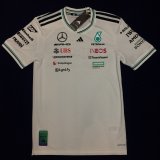 画像: （オーセンティック）メルセデス AMG ペトロナス F1 チーム ドライバー Tシャツ ホワイト 2025 /アディダス （サイズ　XL）