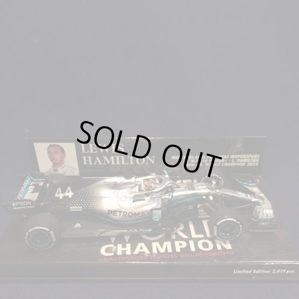 画像1: セカンドハンド品●PMA1/43 MERCEDES-AMG PETRONAS W10 WORLD CHAMPION USA GP 2019 (Lハミルトン）#44