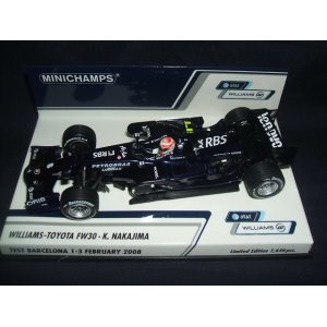 画像: 新品正規入荷品●PMA1/43 WILLIAMS-TOYOTA FW30 TEST BARCELONA 1-3 FEBRUARY 2008 (中嶋一貴）