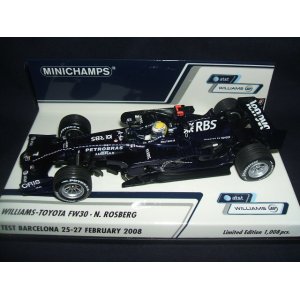 画像: 新品正規入荷品●PMA1/43 WILLIAMS-TOYOTA FW30 TEST BARCELONA 25-27  FEBRUARY 2008 (N.ロズベルグ）