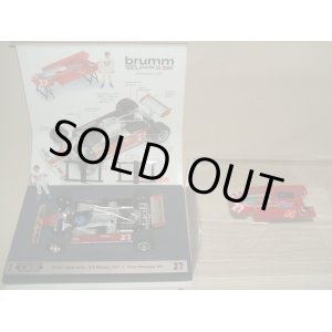 画像: 新品正規入荷品●brumm1/43 FERRARI 126CK MONACO GP 1981 #27 (スタンディングフィギア） G.ビルヌーブ 500台限定生産品