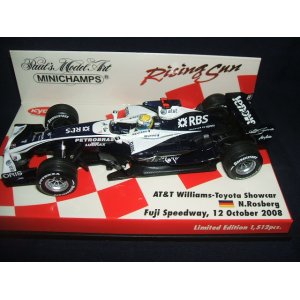 画像: セカンドハンド品●PMA1/43 「RISING SUN」AT&T WILLIAMS-TOYOTA SHOWCAR 2008（N.ロズベルグ）