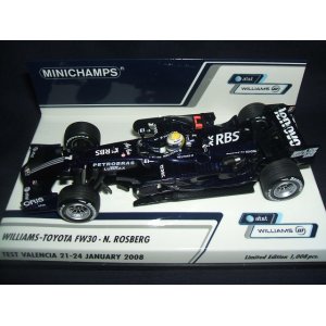 画像: 新品正規入荷品●PMA1/43 WILLIAMS-TOYOTA FW30 TEST VALENCIA 21-24 JANUARY 2008 (N.ロズベルグ）